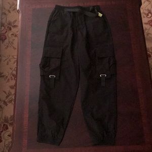Black Romwe cargo pants